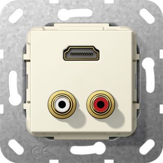 Gira Einsatz Cinch Audio