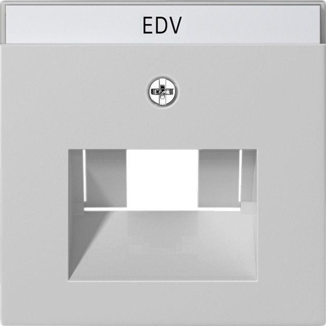 Gira System 55 Abdeckung für UAE IAE (ISDN)- und Netzwerk-Anschlussdose mit Beschriftungsfeld Gira System 55 Abdeckung für UAE IAE (ISDN)- und Netzwerk-Anschlussdose mit Beschriftungsfeld