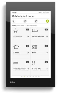 Gira G1, Glas Schwarz