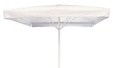 MAY SCHATTELLO 3,5x3,5m grau-weiß, Volant durchgehend