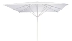 MAY SCHATTELLO 3,5x3,5m grau-weiß, ohne Volant
