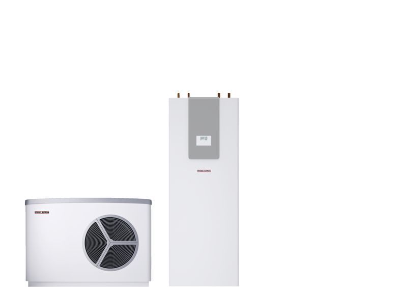 STIEBEL ELTRON Wasser-Heizungs-Wärmepumpenset WPL, Luft/Wasser, kompakte Außenaufstellung