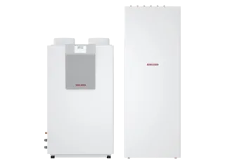 STIEBEL ELTRON Wasser-Heizungs-Wärmepumpenset WPL, Luft/Wasser, Innenaufstellung