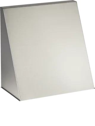 STIEBEL ELTRON Außenhaube Edelstahl, LTM dezent BA VA 410 B / blank