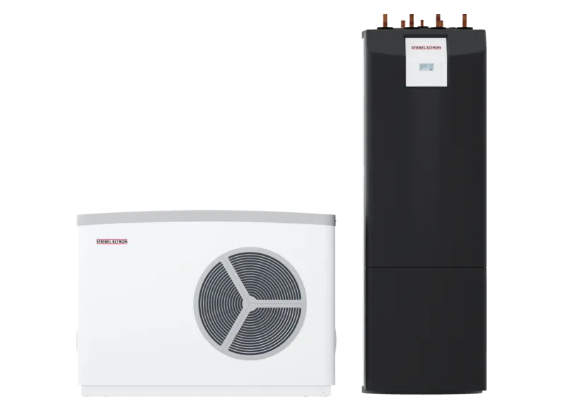 STIEBEL ELTRON Wasser-Heizungs-Wärmepumpenset WPL, Luft/Wasser, kompakte Außenaufstellung
