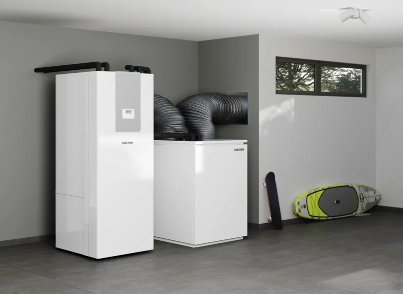 STIEBEL ELTRON Wasser-Heizungs-Wärmepumpe WPL, Luft / Wasser, Innenaufstellung