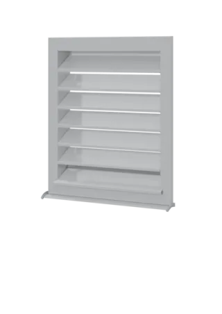STIEBEL ELTRON Wetterschutzgitter, LGWS 315 FHH SR für AWG-B, silber