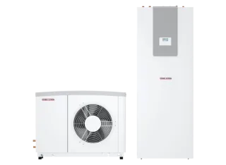 STIEBEL ELTRON Luft-Wasser-Wärmepumpe, WPL 07 ACS classic compact plus Set