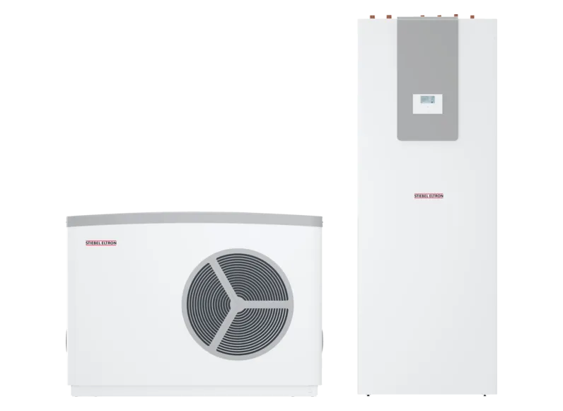 STIEBEL ELTRON Wasser-Heizungs-Wärmepumpenset WPL, Luft/Wasser, kompakte Außenaufstellung