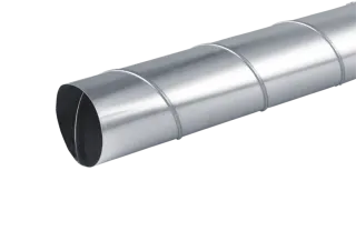 STIEBEL ELTRON Wickelfalzrohr, DN 100, Stahlblech verzinkt, 2 m lang
