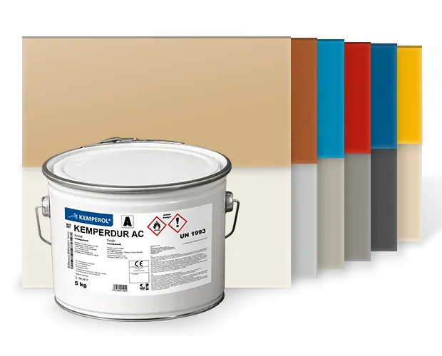 KEMPERDUR AC-Finish hellelfenb./Komp.A/Inhalt:5kg