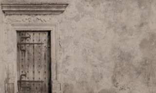 AP Digitaldruck Vinyltapete WOODEN DOOR