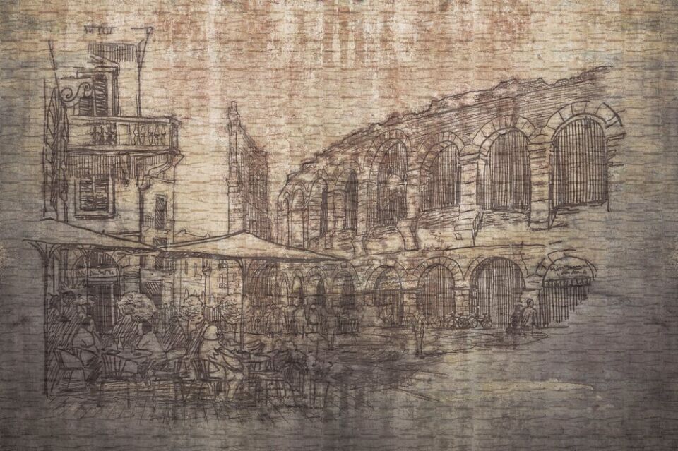 Architects Paper Digitaldruck Vinyltapete