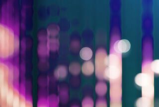 AP Fototapete Walls by Patel 2, big city lights, Lila (DD113292)