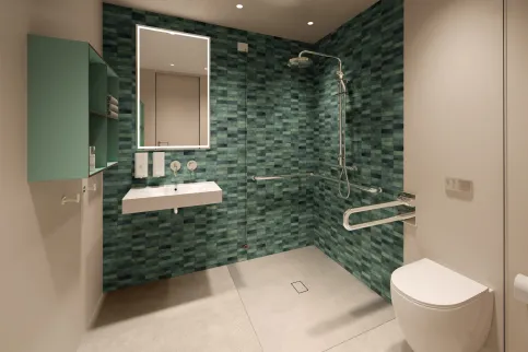 Anwendungsbeispiel RESOPAL SpaStyling® Boards