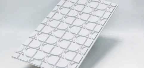 NORIT-TE 30 Therm GF-U (Universal-Element) aus Gipsfaser mit Klick-System und einfacher Fräsung im 12 cm Raster;
