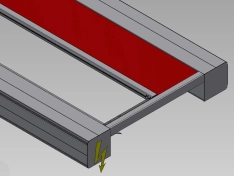 GZ-ZIP-MQ: Gegenzug-Zip-Anlage mit Kasten quadratisch