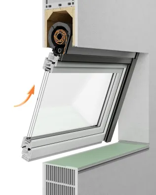 Fenster mit TERMO 2.F einsetzen.