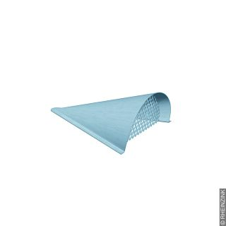 BELUEFTUNGSHAUBE, PP BLAUGR 66 x 130 x 190 mm