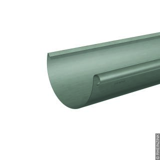 RHEINZINK Dachrinne, halbrund, Wulst 22 mm