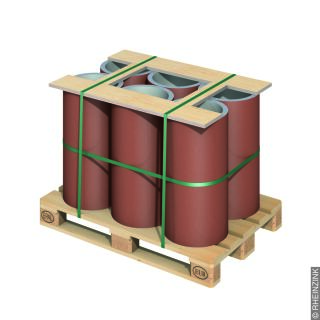 BAND, PRISMO ROT FOLIE 0,70 x 500 mm, 100 kg, ID 300