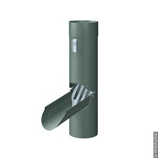 REGENROHRKLAPPE, PP SCHIEFERGR 100 x 390 mm