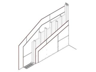 Doppelständerwand nichttragend, 2 x 12.5 mm DANO® Platten