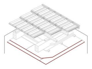 Gipsplattenbekeidung für Sparrendächer, 2 x 12.5 mm DANO® Bau A/GKB, Ausführung mit Unterkonstruktion aus Holzlattung 50/30 mm