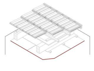 Gipsplattenbekeidung für Sparrendächer, 1 x 15 mm DANO® Feuer, Ausführung mit Unterkonstruktion aus Holzlattung / Ausführung mit CD Metall-Unterkonstruktion