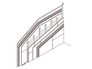 Einbruchhemmende Wand - RC3 (WK3)3 x 12,5 mm DANO® Stabil DFH2IR/GKFi, zzgl. 0,5 mm Stahlblecheinlage