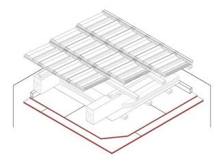 Gipsplattenbekeidung für Sparrendächer, 2 x 12.5 mm DANO® Feuer, Ausführung mit Unterkonstruktion aus Holzlattung / mit CD Metall-Unterkonstruktion
