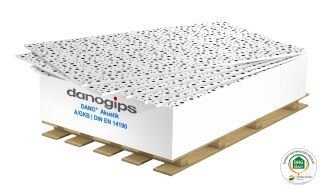 DANO® Akustik 10/23R 4SK gerade Rundl. 1196 x 2001 12,5 mm, Fv. schwarz