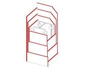 Bekleidung von Stahlstützen (Am/V ≤ 300 m-1), 3 x 15 mm DANO® Feuer