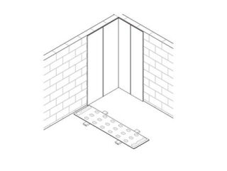 Wand Trockenputz, 1 x 9.5 mm DANO® Fix