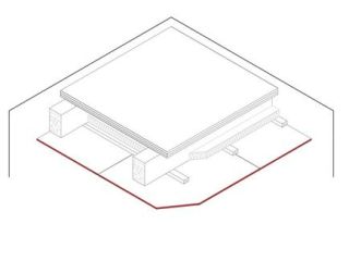 Gipsplatten-Unterdecke für Holzbalkendecke, 1 x 12.5 mm DANO® Feuer