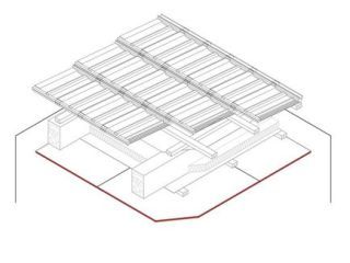 Gipsplattenbekeidung für Sparrendächer, 1 x 12.5 mm DANO® Platten, Ausführung mit Unterkonstruktion aus Holzlattung