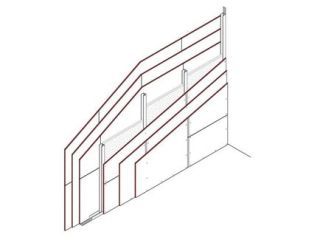 Einbruchhemmende Wand - RC2 (WK2)3 x 12,5 mm DANO® Stabil DFH2IR/GKFi