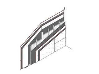 Einbruchhemmende Wand - RC3 (WK3) 2 x 12.5 mm DANO® Platten mit Stahlblecheinlage