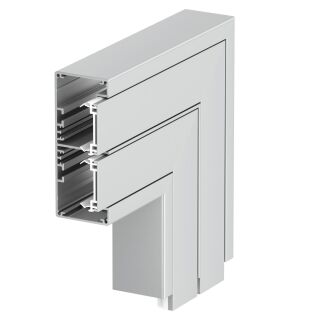 Flachwinkel Alu starre Form 53x130x225, Alu, EL