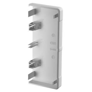 Endstück für Rapid 45-2 130 136x56x22, PC/ABS, lichtgrau, 7035