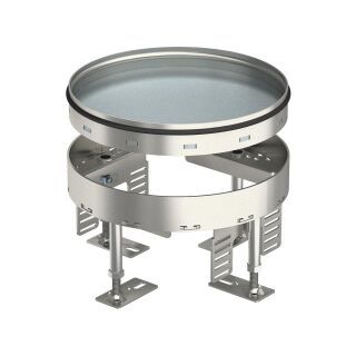 Schwerlastkassette blind 20 kN Ø215mm, A2, 1.4301