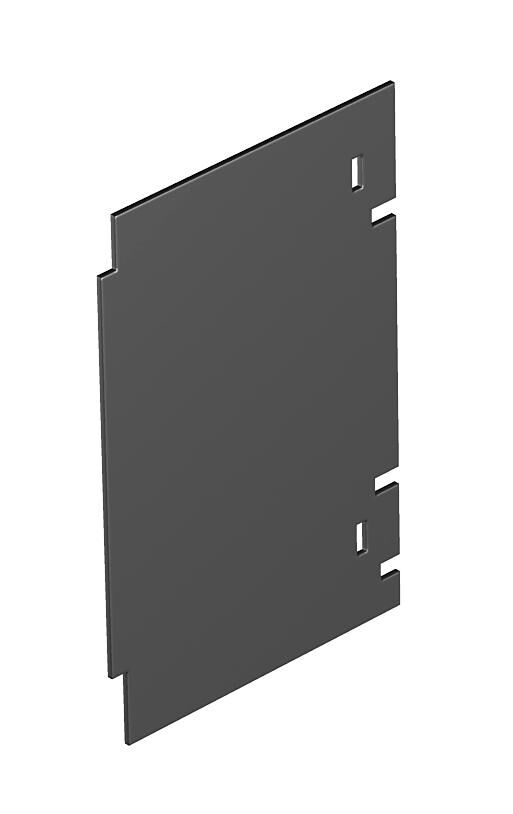 Quertrennwand für T12L, PVC, graphitschwarz, 9011