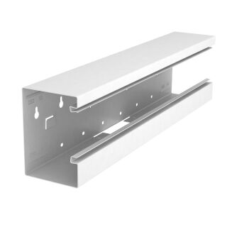 T-Stück asymmetrisch 90x130x500, St, reinweiß, 9010