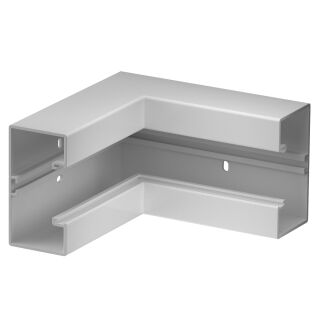Inneneck starre Form 175x175x100, PVC, lichtgrau, 7035