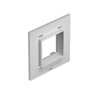 Abdeckplatte 1f Modul 45 für T4L/T8NL, PA, lichtgrau, 7035