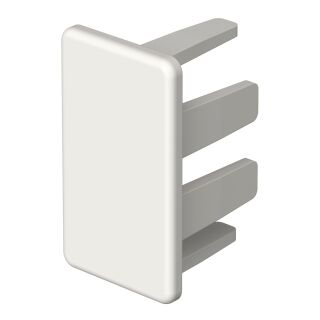 Endstück halogenfrei 15x30mm, PC/ABS, reinweiß, 9010