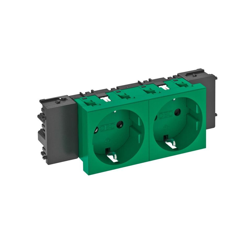 Modul 45 Connect Steckdose 0°, 2-fach