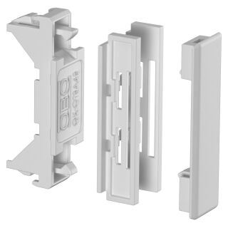 Stoßstellenabdeckung für Rapid 45-2 Oberteil 48x20x20, PC/ABS, lichtgrau, 7035