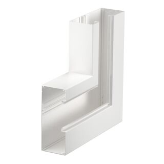 Flachwinkel asymmetrisch 70x170x300, Alu, reinweiß, 9010