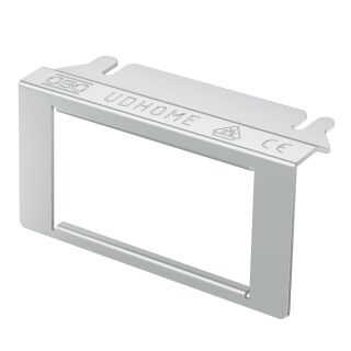 Montageträger für UDHOME-ONE 2x Modul 45 Ausschnitt 45x52x115, A2
